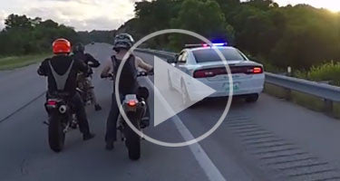 SUPERMOTO MEET STALLED BY STATE TROOPER!