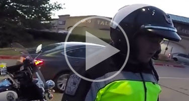 BORED COP STOPS RIDERS FOR NO REASON!