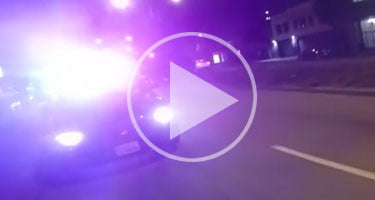 COP ALMOST CRASHES CHASING STUNT RIDER!