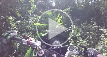STUNT RIDERS DITCH BIKES IN WOODS
