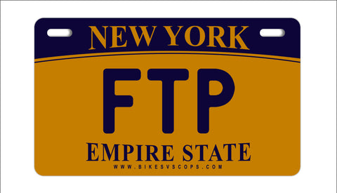 FTP PLATE - CALIFORNIA BLACK