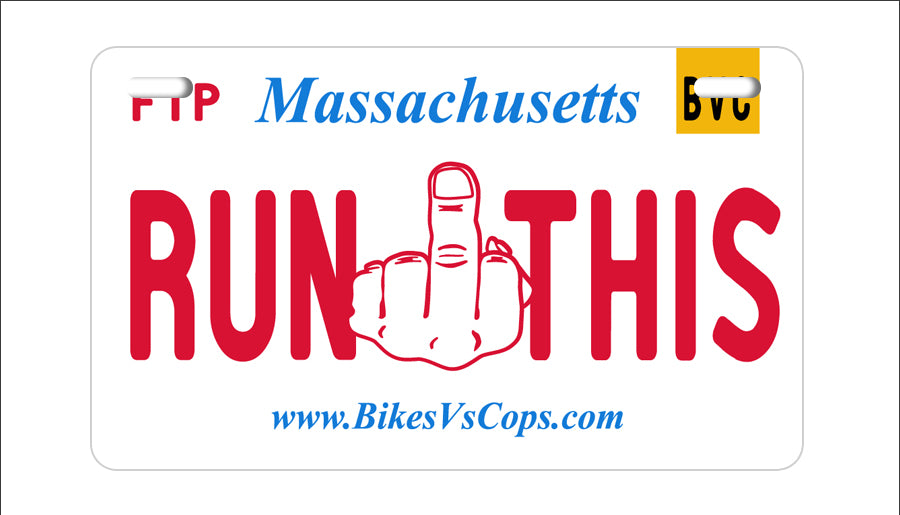RUN THIS PLATE - MASSACHUSETTS