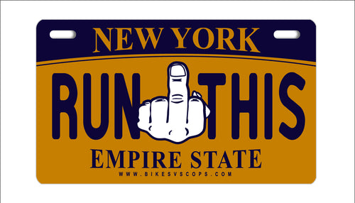 RUN THIS PLATE - NEW YORK