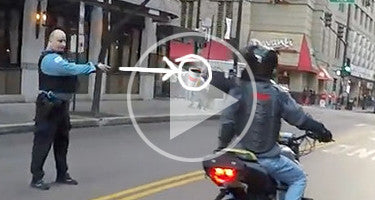 CPD THROWS HOT COFFEE AT RIDER