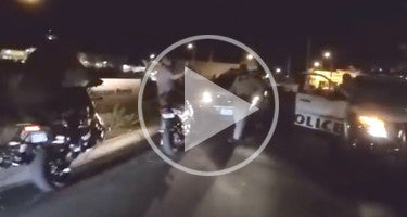GROM RIDER HITS BUDDY FLEEING FROM COPS