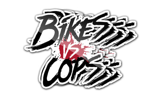 STICKER - BIKES VS COPS (5-PACK)