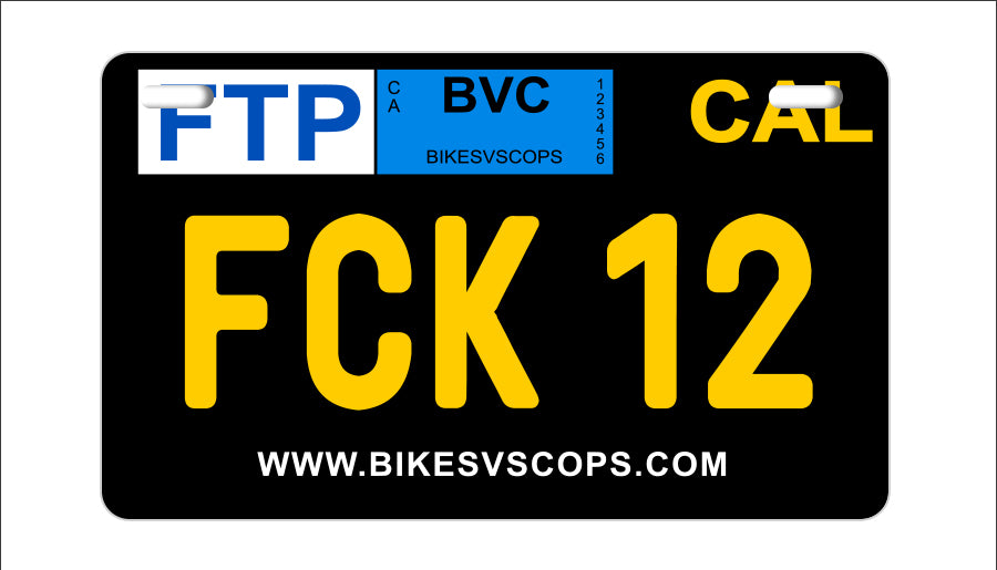 FCK 12 PLATE - CALIFORNIA BLACK