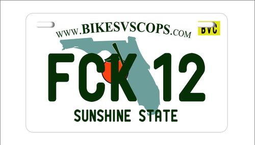 FCK 12 PLATE - FLORIDA