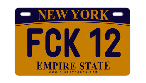 FCK 12 PLATE - NEW YORK