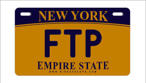 FTP PLATE - NEW YORK