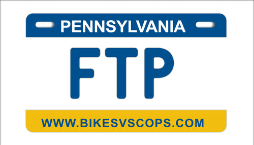 FTP PLATE - PENNSYLVANIA