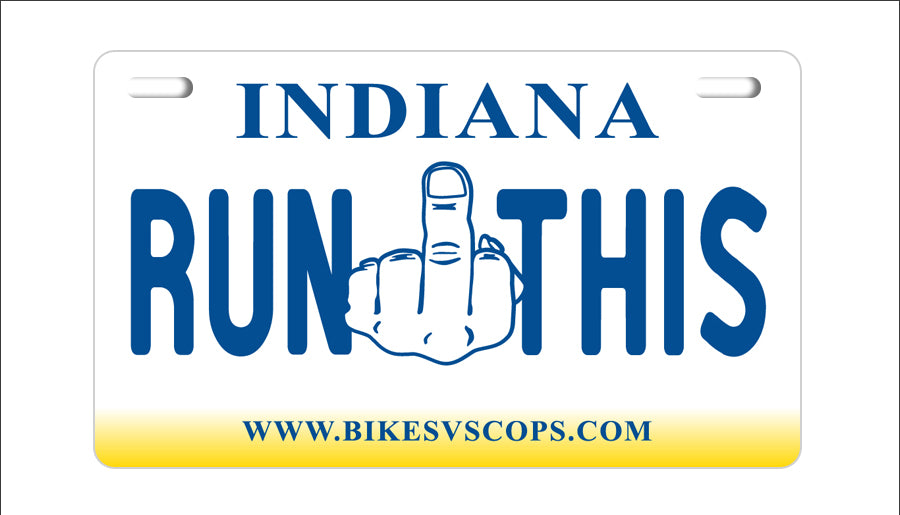 RUN THIS PLATE - INDIANA