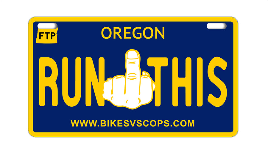 RUN THIS PLATE - OREGON