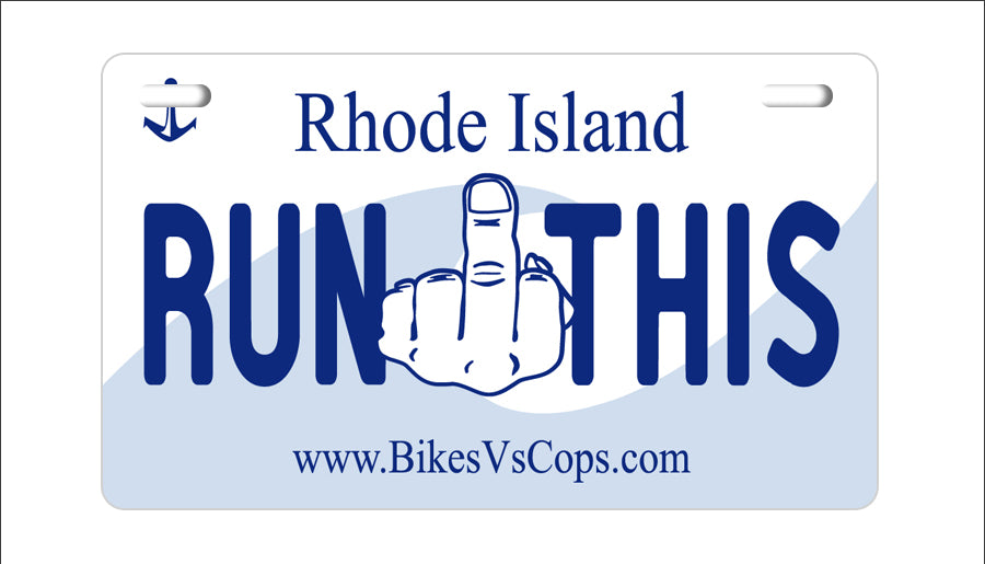 RUN THIS PLATE - RHODE ISLAND