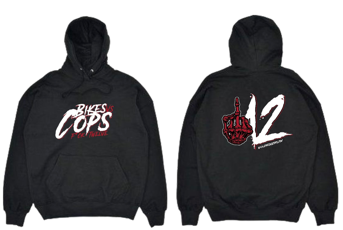 HOODIE - F*CK 12 SKELETON